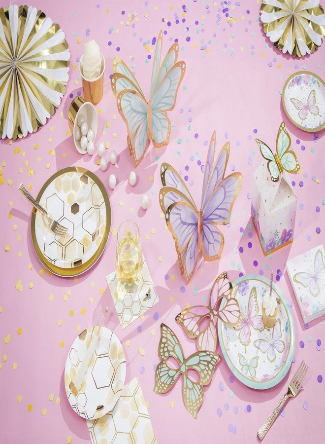 كرييتف كونفيرتينج علب هدايا على شكل فراشة ذهبية، 8 قطع - Image 5